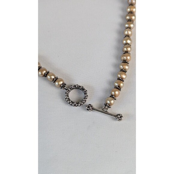 Stephen Dweck Vintage Necklace Bracelet Sterling Silver Carved Gemstone Estate - Picture 11 of 16